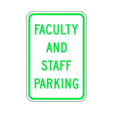 ZING Eco Parking Sign, 18X12, EGP- Model 2502